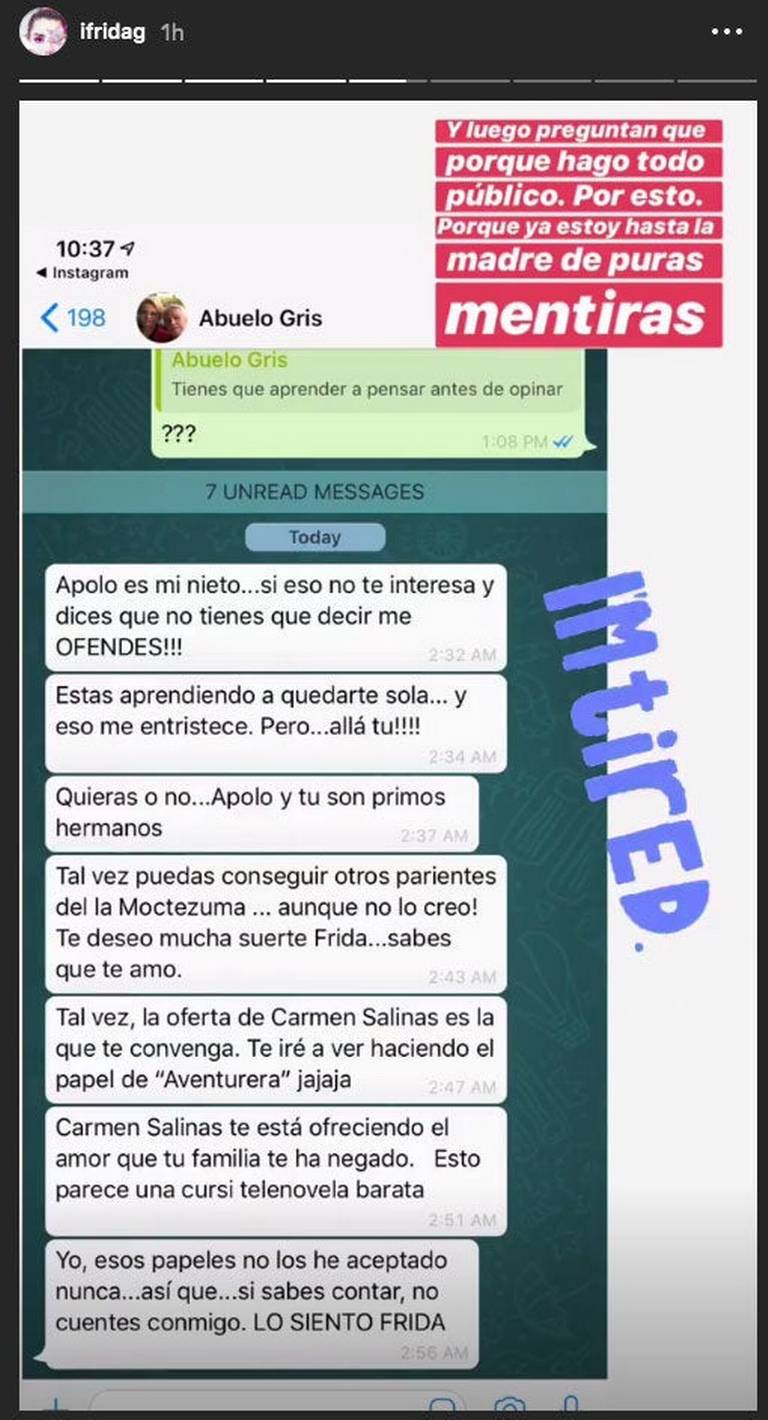 Frida Sofía prostituta Alejandra Guzman Enrique Guzmán le quita dinero - El  Sol de México | Noticias, Deportes, Gossip, Columnas