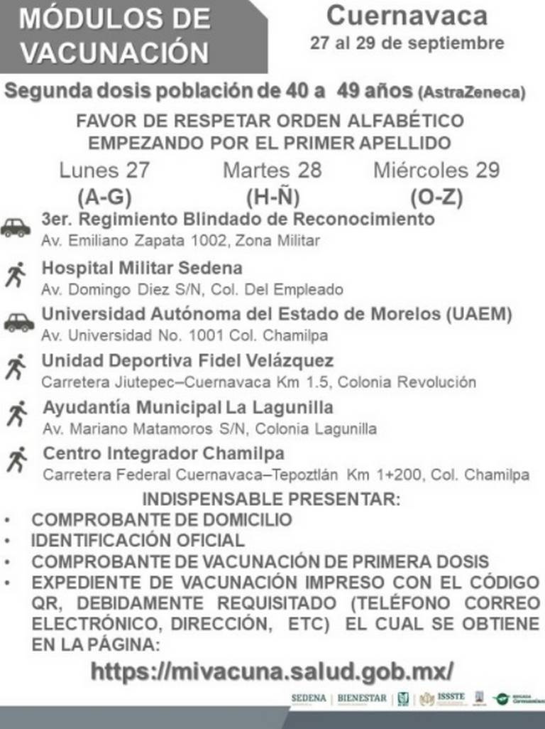 Llega la segunda dosis para mayores de 40 a Cuernavaca - El Sol de  Cuernavaca | Noticias Locales, Policiacas, sobre México, Morelos y el Mundo